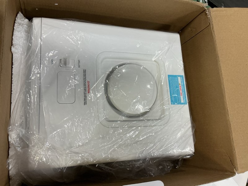 Condition photo showing Good Condition for Stainless Steel Humidifier, 3L Warm Mist Humidifier, Easy Clean with Warm Steam Humidifier, Healthy Air Mist Humidifiers for Bedroom Living Room, with Sleep Mode and Auto-off Setting 3LWhite