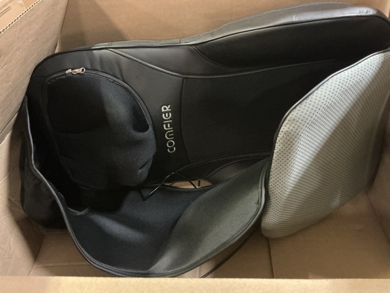 Condition photo showing Good Condition for COMFIER Shiatsu Neck Back Massager with Heat, Adjustable Massage Chair Pad Back Support Massage Seat Cushion for Full Body Massager Gifts for Dad Black