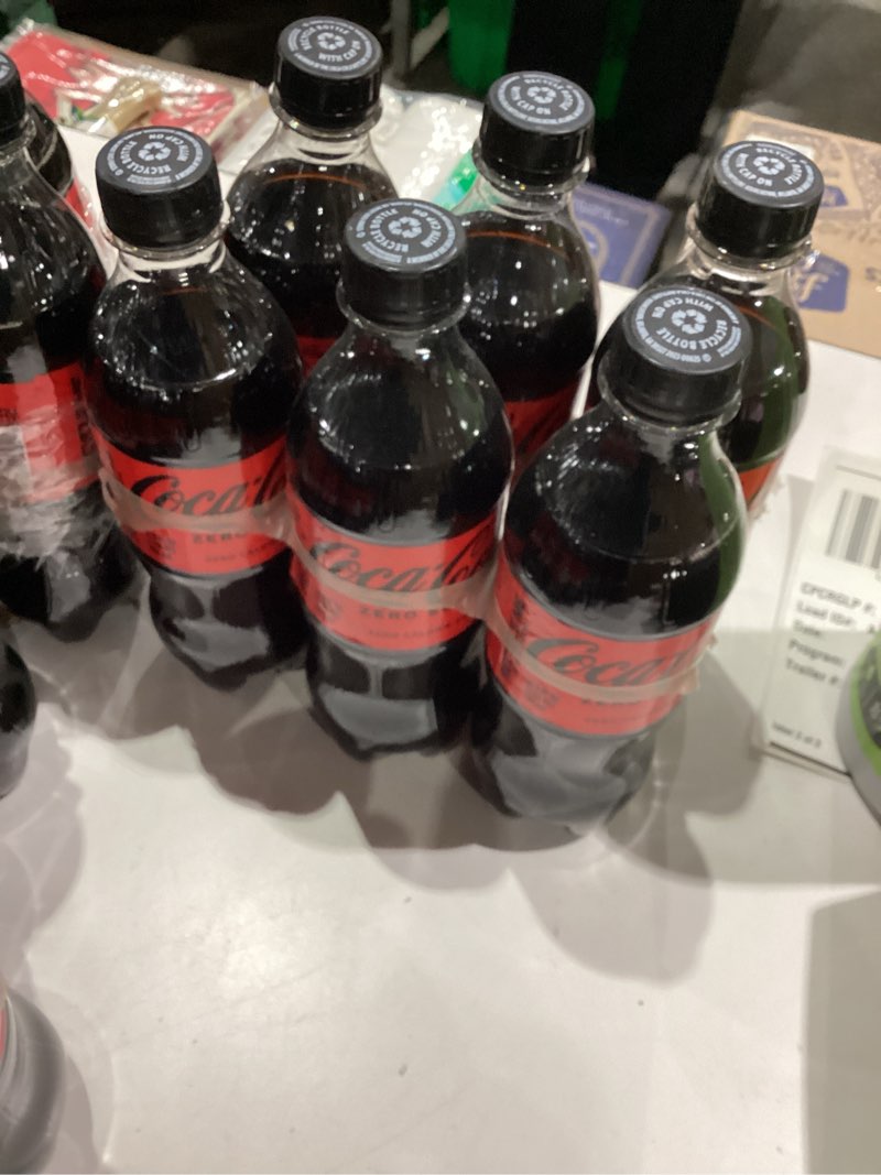 Condition photo showing Good Condition for Coke Zero Sugar Diet Soda Soft Drink, 16.9 fl oz, 6 Pack Coke Zero Sugar 16.9 Fl Oz (Pack of 6)