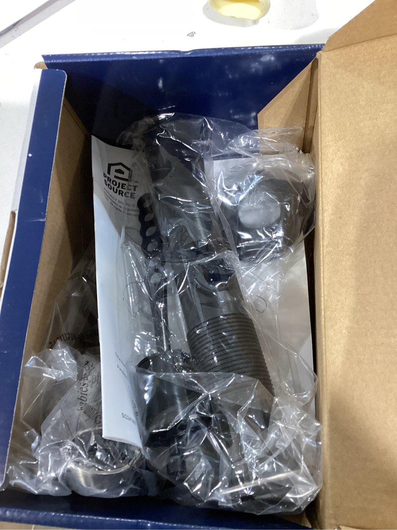 Condition photo showing Good Condition for project source dover chrome 4-in centerset 2-handle watersense bathroom sink faucet with drain and deck plate