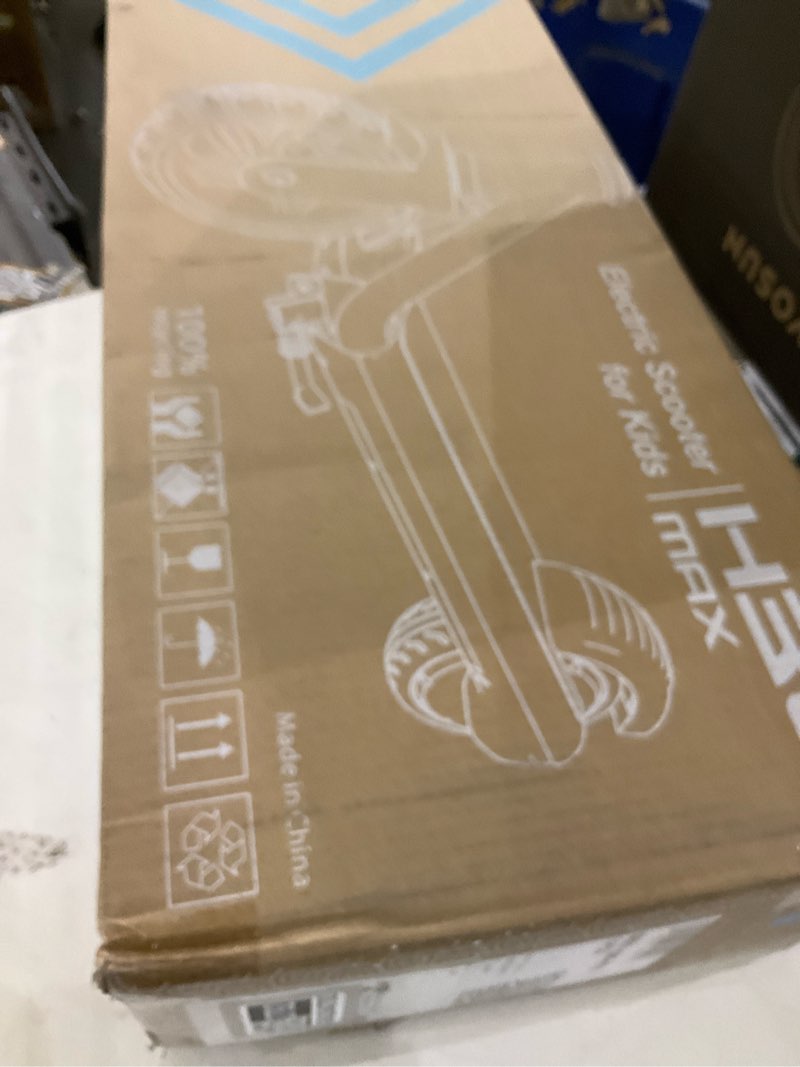 Condition photo showing New/Like New for Gyroor H30 Max Electric Scooter for Kids, LED Dispaly, 150W Powerful Motor, Dual Brake System, Adjustable Height and Speed, Best Presents for Kids H30Max-Blue