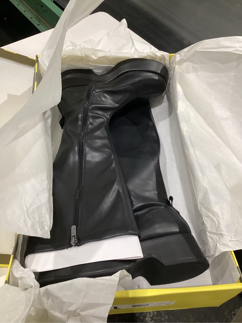 Condition photo showing As Is for Circus NY by Sam Edelman Women's Kimberly Knee High Boot 7 Black Nappa