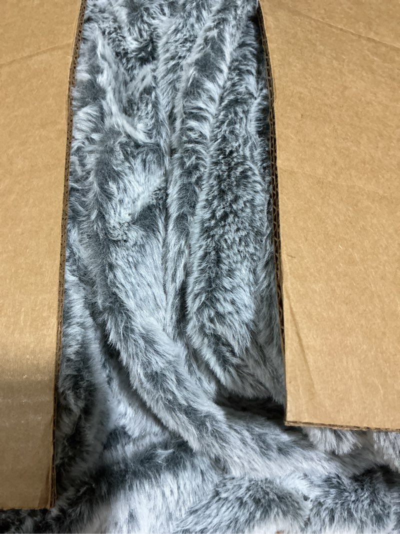 Condition photo showing As Is for Hobestluk Bean Bag Chairs Giant Beanbag Chair with Filler, Memory Foam Bean Bags with Fluffy & Machine Washable Cover, Bean Bag Chairs for Aduts for Living Room, Bedroom (Grey, 4FT - 44” x 44” x 24”) Grey 4FT - 44” x 44” x 24”