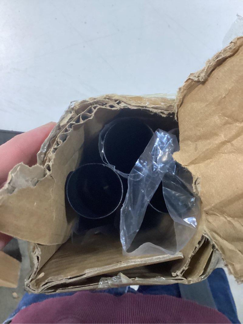 Condition photo showing Good Condition for tension curtain rod 43 to 162 inches (3.6 to 13.5 ft), 1.26" diameter spring adjustable heavy duty long large curtains pole for windows door bathroom patio outdoor no drilling, black 122-162 inch