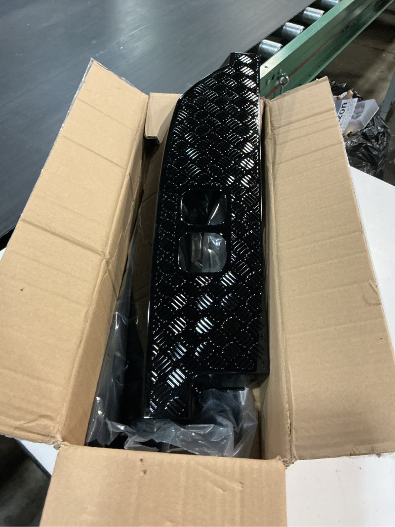 Condition photo showing Good Condition for fsfy rear tail light indicator light cover trim rear light decor protector for defender 90 110 2020 2021 2022 2023?glossy black