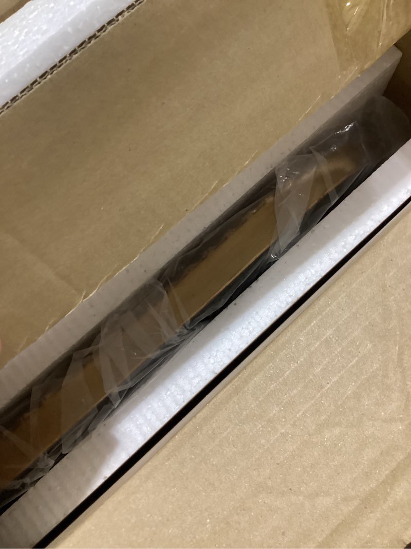 Condition photo showing Good Condition for Hamilton Hills 20" x 30" Classic Gold Framed Rich Framed Top Round Corner Mirror - Thick Arched Top Rich Wall Mirror - Vanity for Bathroom Decor, Bedroom, Living Room - Hangs Horizontal or Vertical 30"L x 20"W