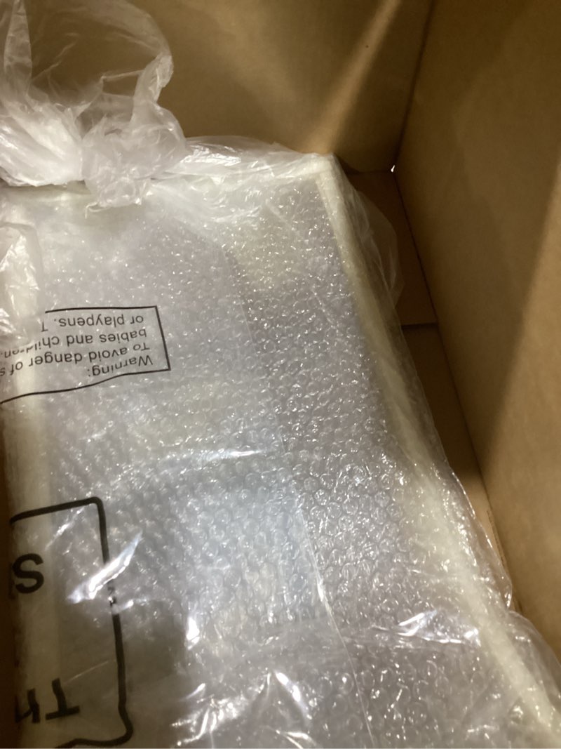 Condition photo showing As Is for 12 Pcs Abrasive Blasting Cabinet Lens Cover Polyester Film Sandblast Cabinet Inner Lens Protector Adhesive Standard Sand Blast Film for Sandblast Replacement, 23 x 11 Inch