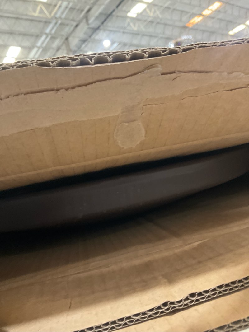 Condition photo showing As Is for style selections 22-lb brown hdpe plastic patio umbrella base