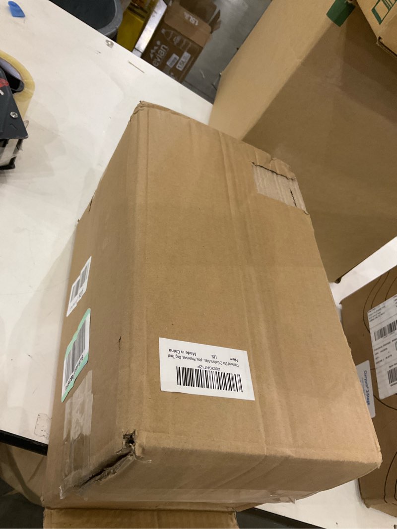 Condition photo showing Good Condition for Diamond Star 2 Gallons Mason Jar with Aluminum Lids, Large Glass Wide Mouth Canning Food Storage Containers for Kitchen Canning Cereal, Pasta, Sugar, Beans, Spice, Preserves, Dog Treat