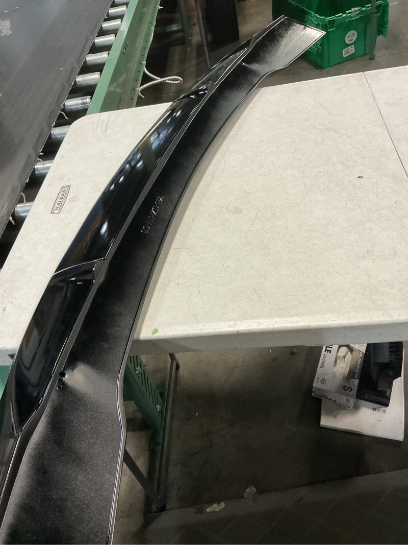 Condition photo showing As Is for fits 2020-2025 nissan sentra glossy black jdm duckbill style trunk spoiler wing lid