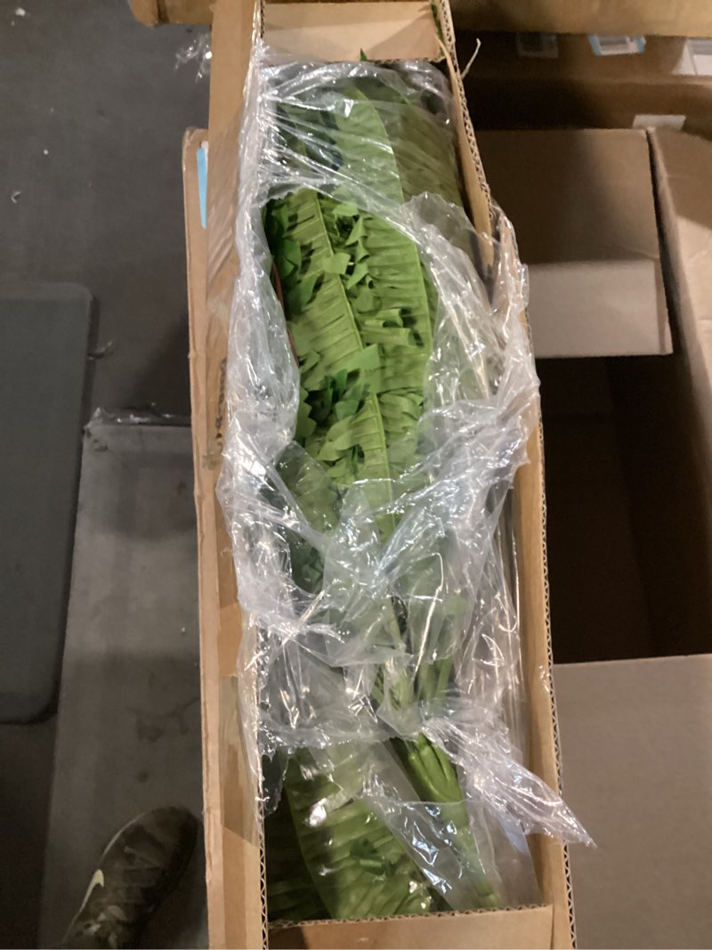 Condition photo showing New/Like New for cqure 48" large fake fern artificial ferns for outdoors,set of 2 88 fronds realistic artificial boston ferns bush plant for indoor outdoor garden porch decor (lifelike,uv resistant,no maintenance) 48" 88 leaves-2pc