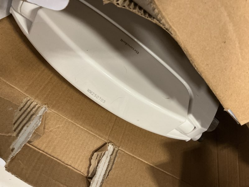 Condition photo showing As Is for brondell swash ecoseat non-electric bidet seat for elongated toilet in white