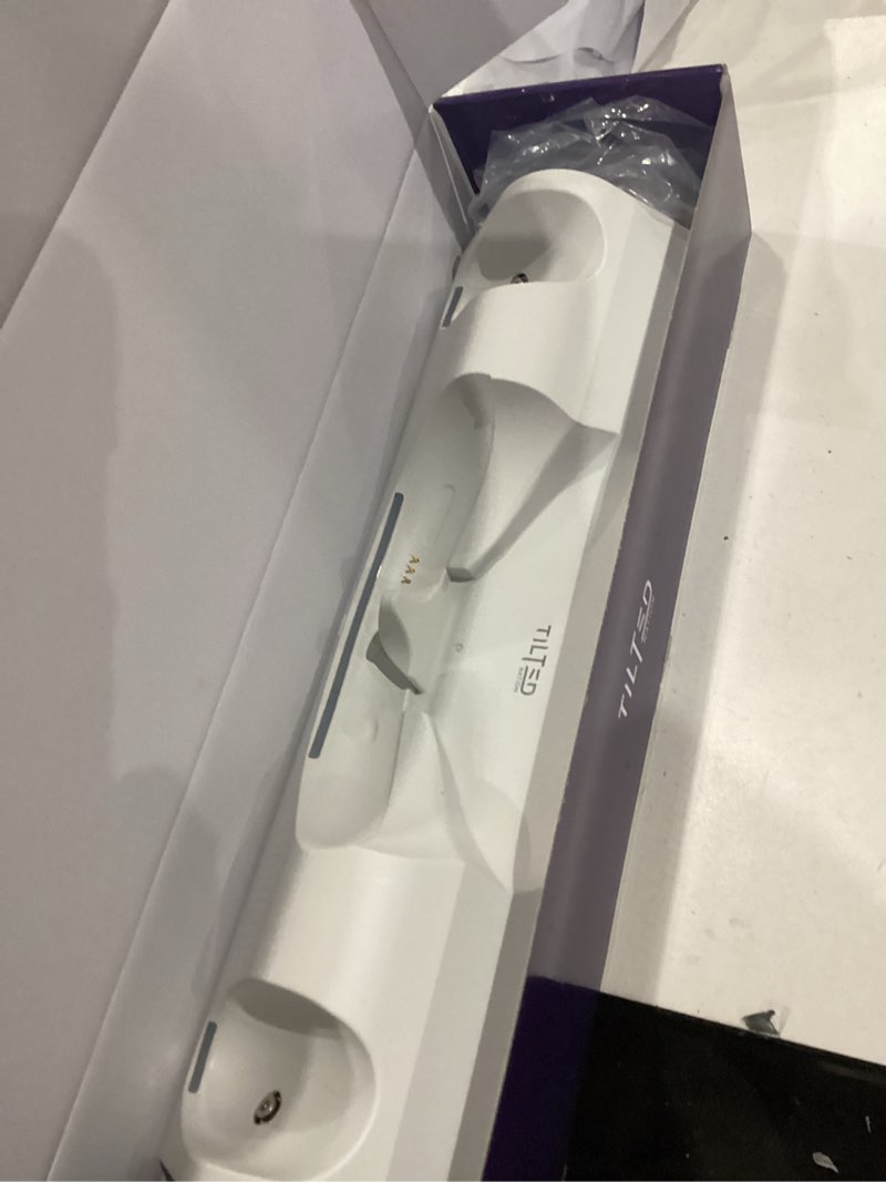 Condition photo showing Good Condition for tilted nation charging dock - fast magnetic charging with rechargeable controller batteries - 3 docking station - 12 rgb modes - vr 3 accessories for organization