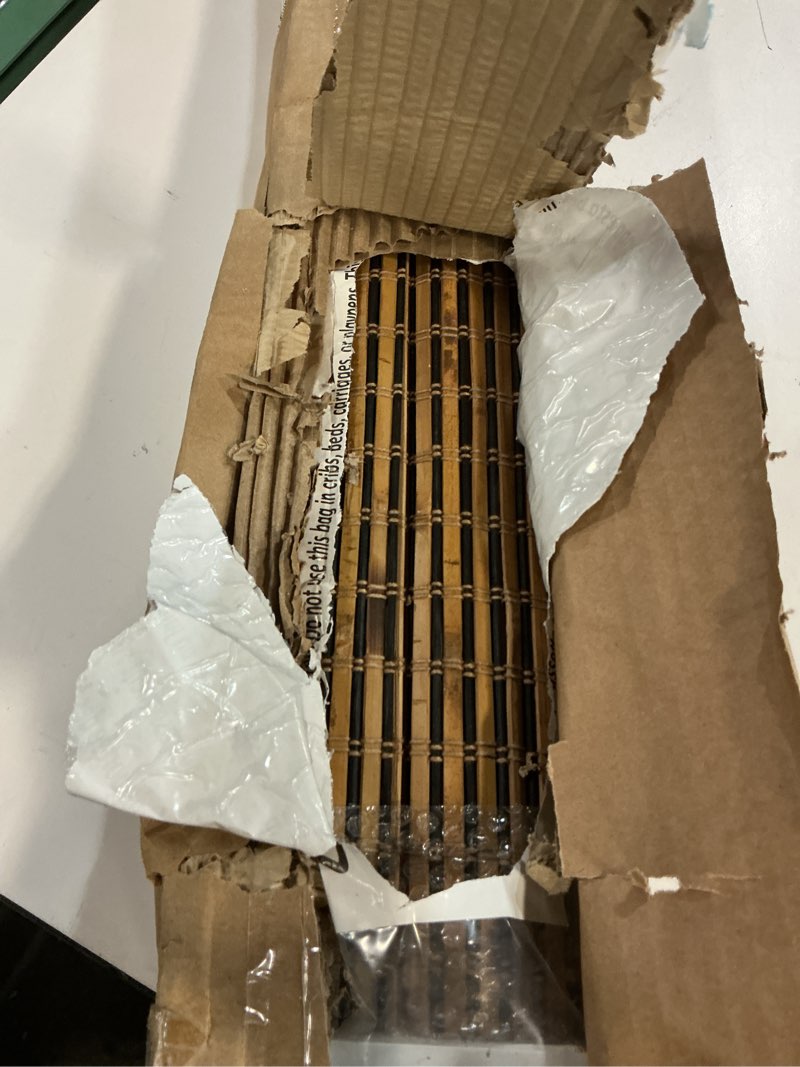 Condition photo showing Good Condition for Cordless bambo roman shades 30*64 tatami