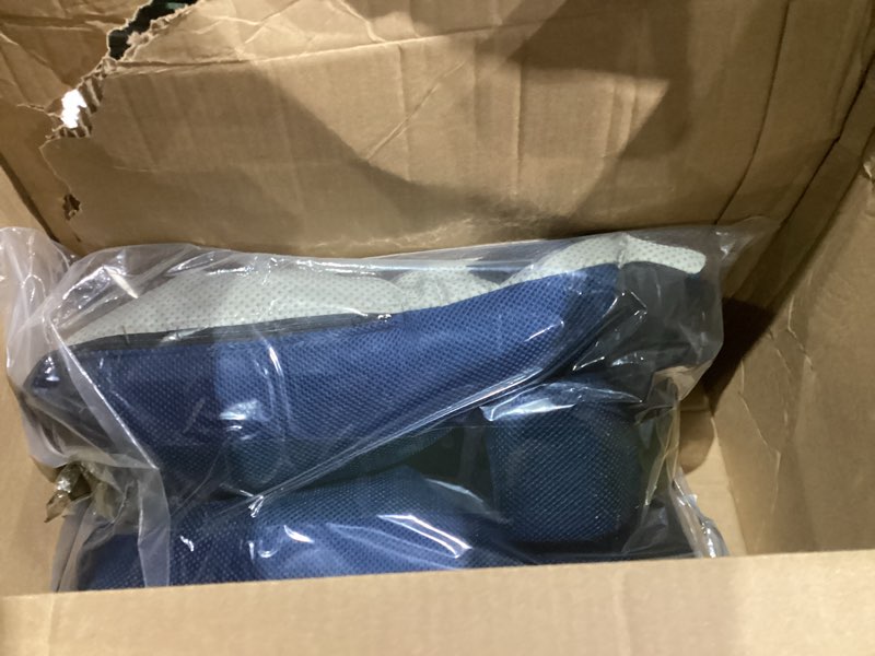 Condition photo showing New/Like New for Anti-slip Wheelchair Cushion with Pommel Wedge and Seat Belt for Enhanced Comfort and Stability- Designed for Pressure Relief, Removable Breathable Cover, Ideal for Wheelchair Users (18.5 x 16.9 inch)