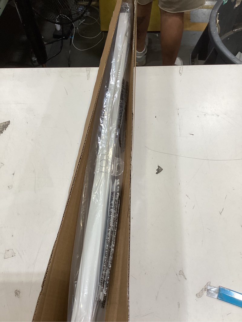 Condition photo showing Good Condition for lazblinds cordless cellular shades, no tools no drill light filtering honeycomb shades pleated blinds for windows, 35 1/2'' w x 64'' h, white light filtering-white 35 1/2'' w x 64'' h