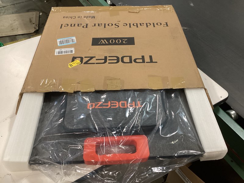 Condition photo showing New/Like New for TPDEFZQ 200W Portable Solar Panel Charger,Foldable Solar Panel for Power Station,QC3.0 USB-A &Type-C