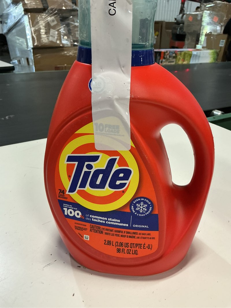 Condition photo showing New/Like New for tide original he compatible liquid laundry detergent soap - 84 fl oz