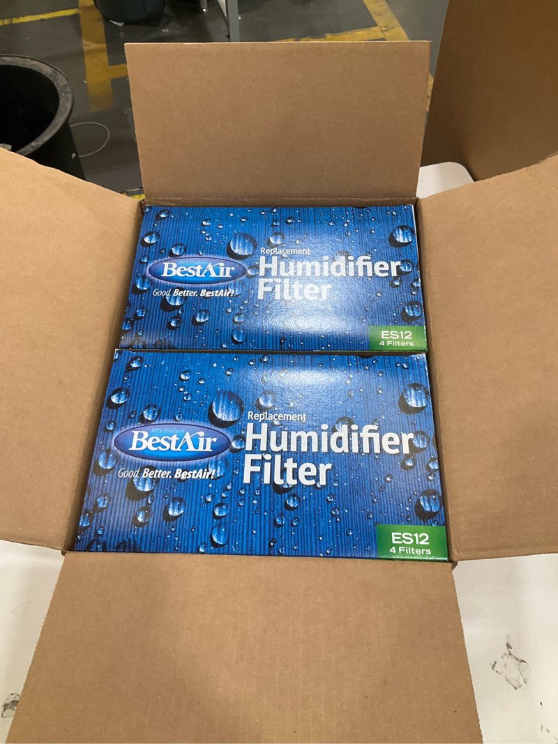Condition photo showing Good Condition for bestair es12-2 extended life humidifier replacement paper wick humidifier filter, for emerson, quiet comfort & kenmore models, 10" x 9.4" x 6.5", 2 pack (8 filters)