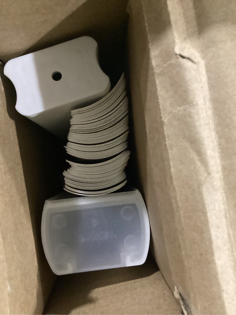 Condition photo showing As Is for Project Source Light Filtering 1-in Slat Width 46-in x 64-in Cordless White Vinyl Light Filtering Mini-