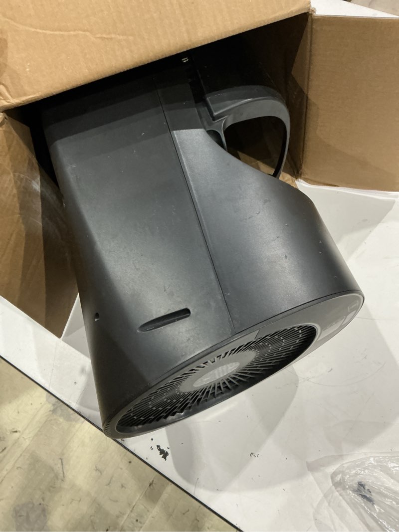 Condition photo showing As Is for honeywell top fill tower humidifier, digital humidistat, black – cool mist humidifiers for bedroom, home or office with space-saving tower design black humidifier