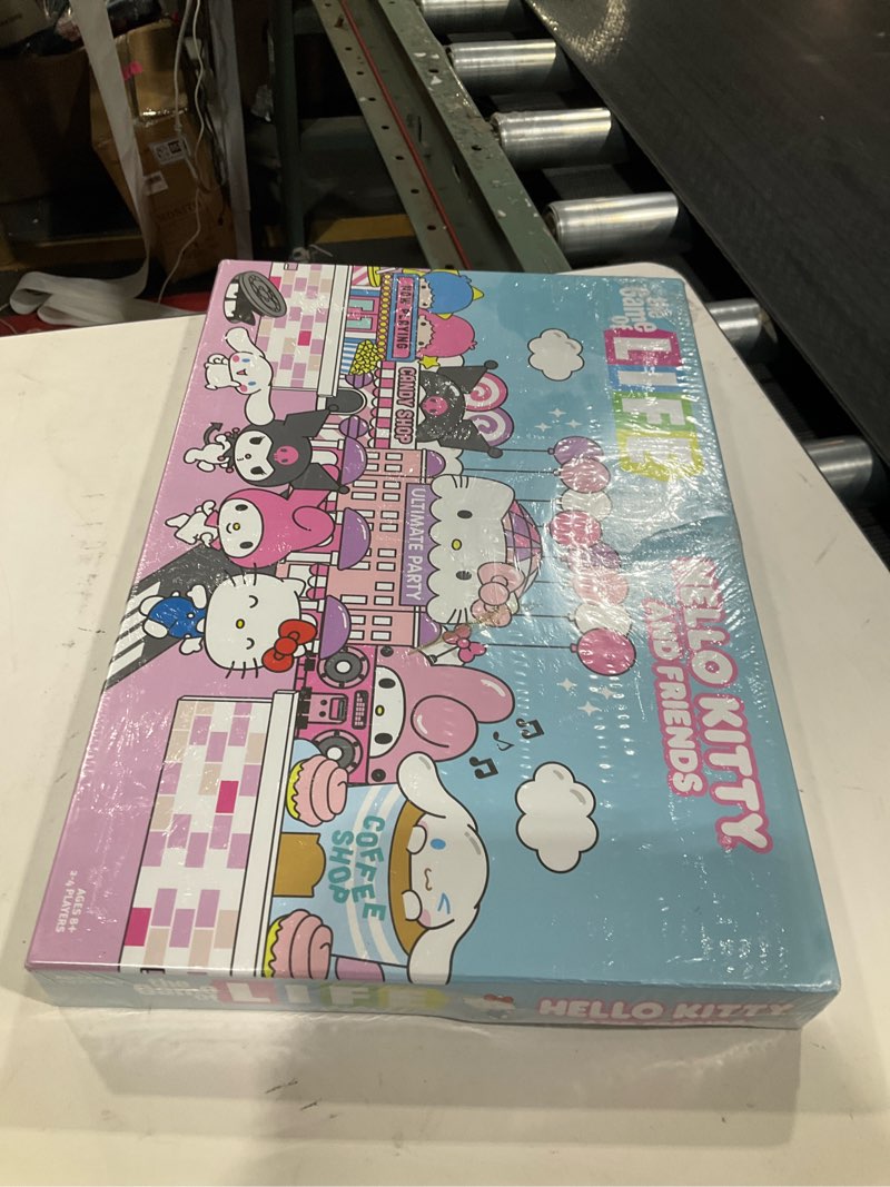 Condition photo showing New/Like New for The Game of Life: Hello Kitty and Friends Board Game, Collect Apples and Buy Bows on The Way to The Ultimate Party, Play as Hello Kitty, Kuromi, & More, Officially Licensed Collectible & Merchandise