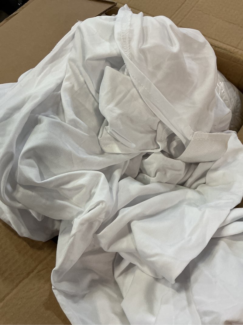 Condition photo showing Good Condition for 40pcs stretch spandex folding waterproof chair covers,universal fitted chair cover protector for wedding party banquet holidays celebration decoration(40, white new) white new 40