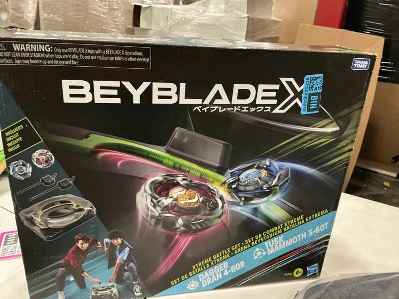Condition photo showing New/Like New for beyblade x dagger and tusk xtreme battle set