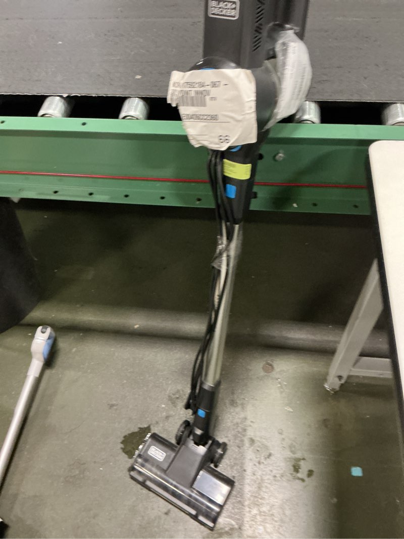 Condition photo showing As Is for Product used, Black + Decker Stick Vacuum Cleaner - Swivel Steering