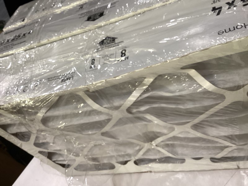 Condition photo showing As Is for Similar to stock photo Honeywell FC100A1029 (3 Pack) - 16\" x 25\" x 4\" Pleated Air Filter, MERV 11 Bundle with Same Day Supply Filter Change Reminder