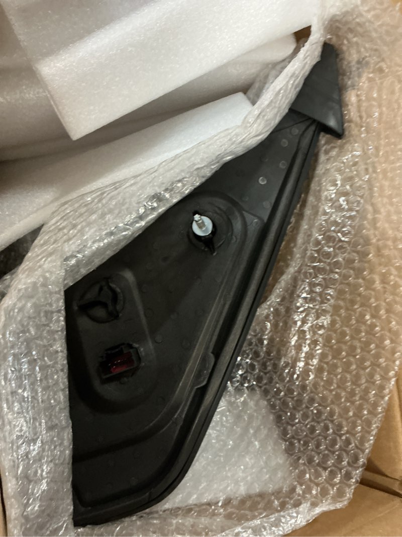 Condition photo showing Good Condition for driver side power heated mirror compatible with ford f-150 2011-2014, driver side mirror replacement manual fold with signal light & spotter glass, textured 11-14 f150 driver side