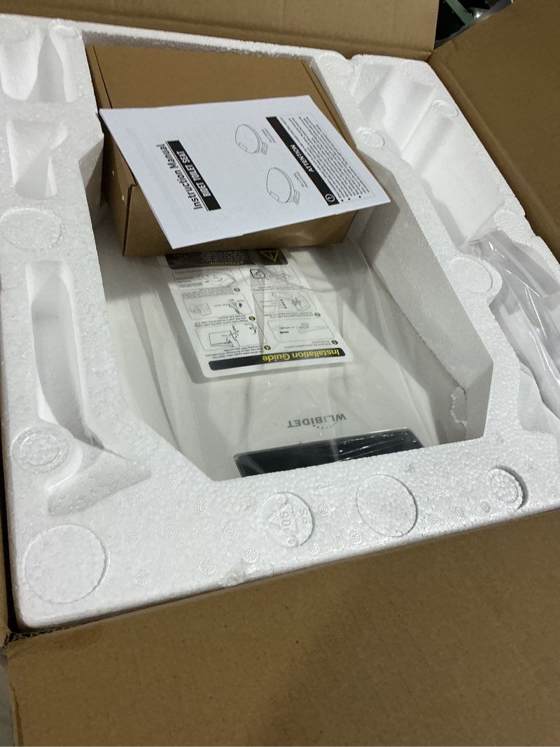 Condition photo showing Good Condition for WLJBIDET Heated Bidet Toilet Seat with Dual-Position Control Mode, Side Panel & Remote Control, Self-Cleaning Nozzle, Adjustable Warm Water and Dryer, Display Screen, Night Light, Elongated Oval