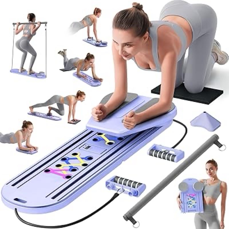 pilates board,pilates reformer sets, multifunctional abdominal pilates board for home workout,fitnes