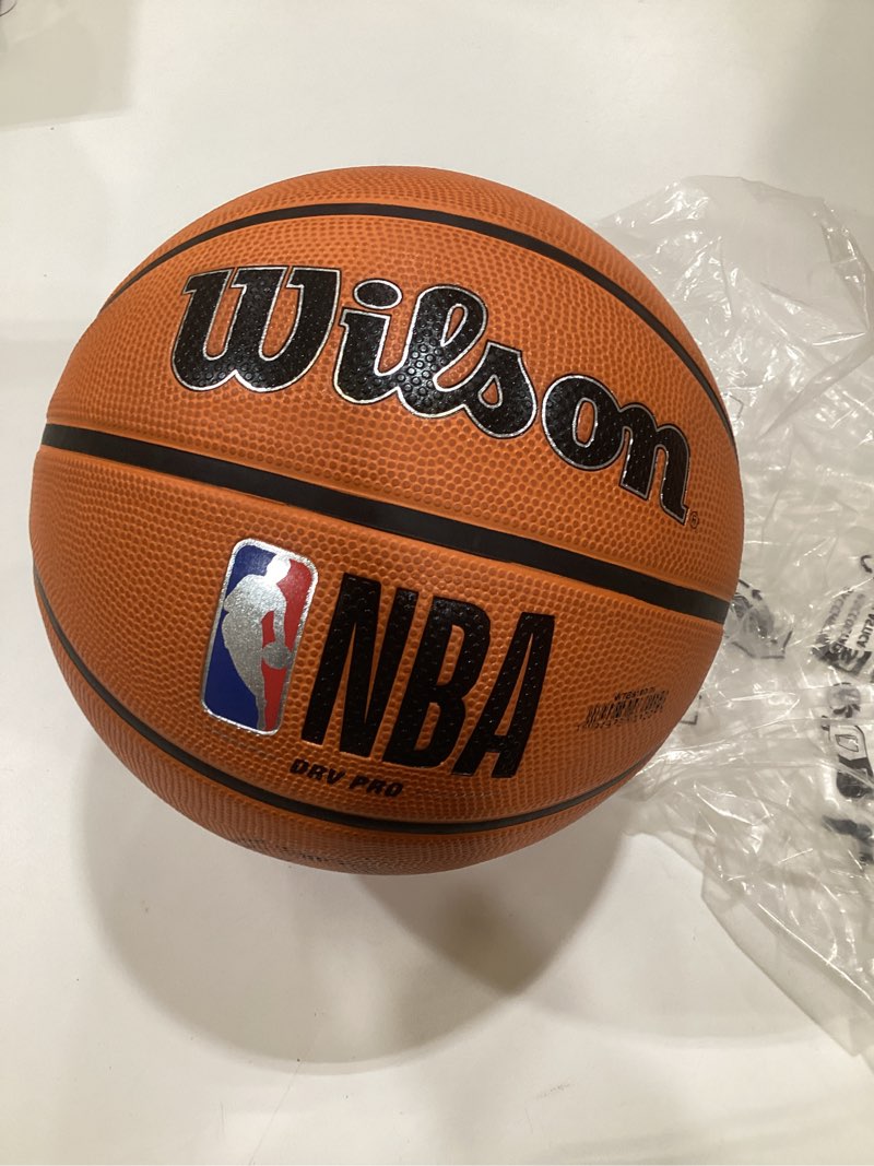 Condition photo showing Good Condition for wilson nba drv series basketball size 5 - 27.5" drv pro brown