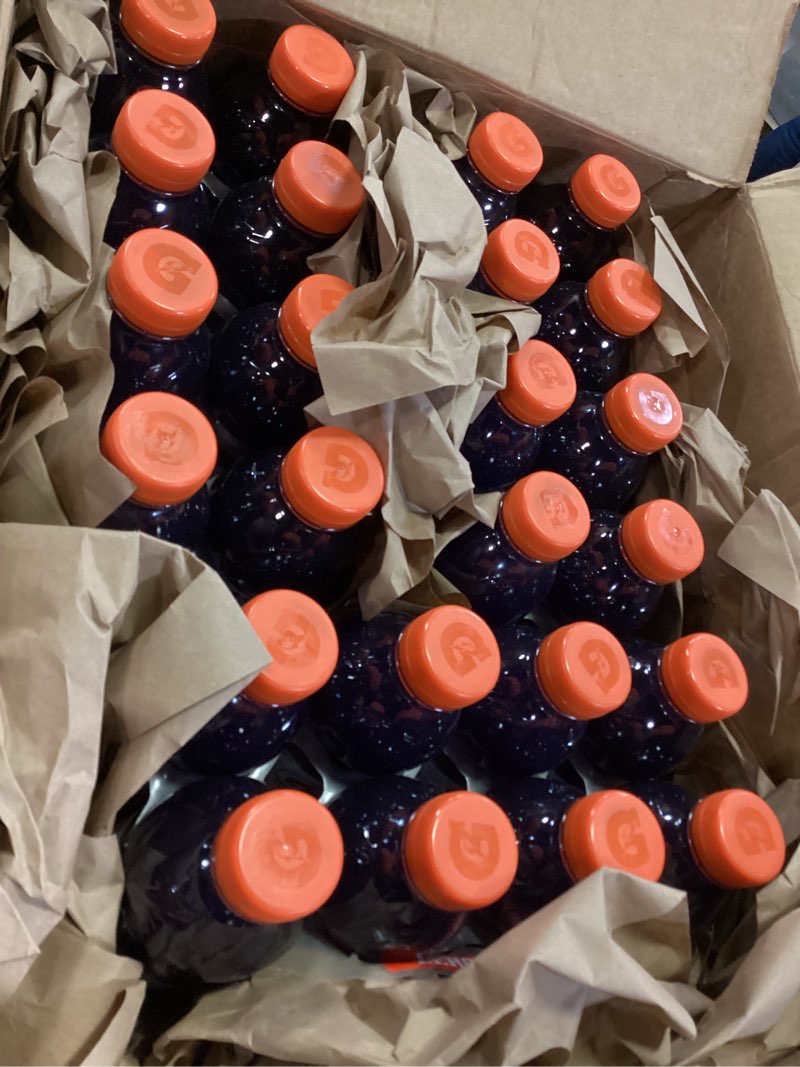 Condition photo showing Good Condition for (Best by Jul / 18 / 2026 ) Gatorade Thirst Quencher Zero Sugar Sports Drink, Grape, 20oz Bottles, 8 Pack, Electrolytes for Rehydration Zero Sugar - Grape 20 Fl Oz (Pack of 8)