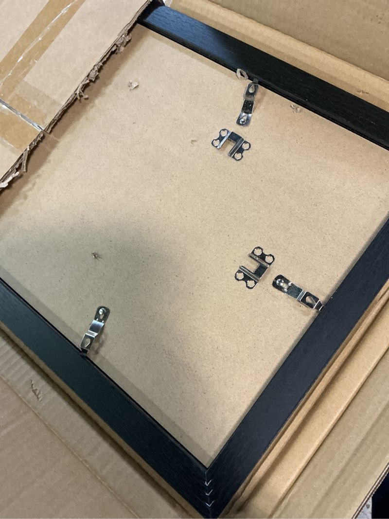 Condition photo showing Good Condition for 12x30 picture frame for wall display, 12x30 black picture frame with shatter resistant plexiglass, stable and sturdy 12 x 30 poster frame for wall display, handpicked gift collection, 1 pack