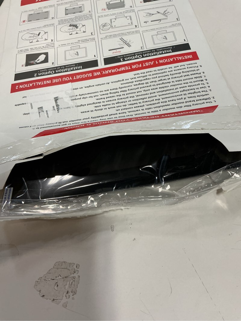 Condition photo showing Good Condition for Magicmoon 2-Pack 24 Inch Computer Privacy Screen Filter, Anti-Spy/Glare Protector Film for Widescreen Monitor with 16:9 Aspect Ratio (Width x Height: 531mm x 298mm)