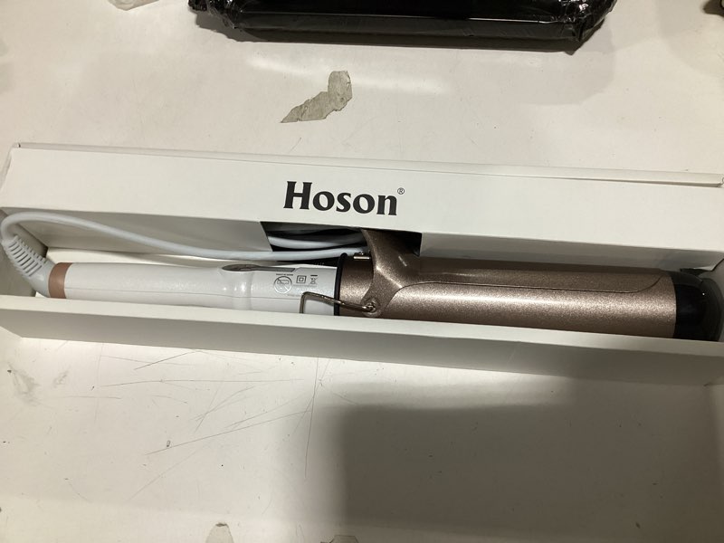 Hoson 2 Inch Curling Iron Large Barrel, Long Barrel Curling Wand Dual Voltage, Ceramic Tourmaline Co