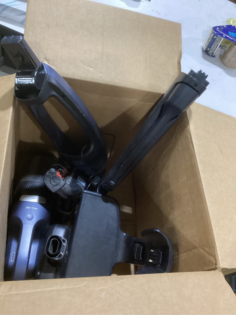 Condition photo showing As Is for electrolux wellq7 pet cordless 2-in-1 vacuum cleaner with motorized petpro+ nozzle for easy pet hair removal, 50-minute run time, 2 power modes, shale gray pet version shale grey