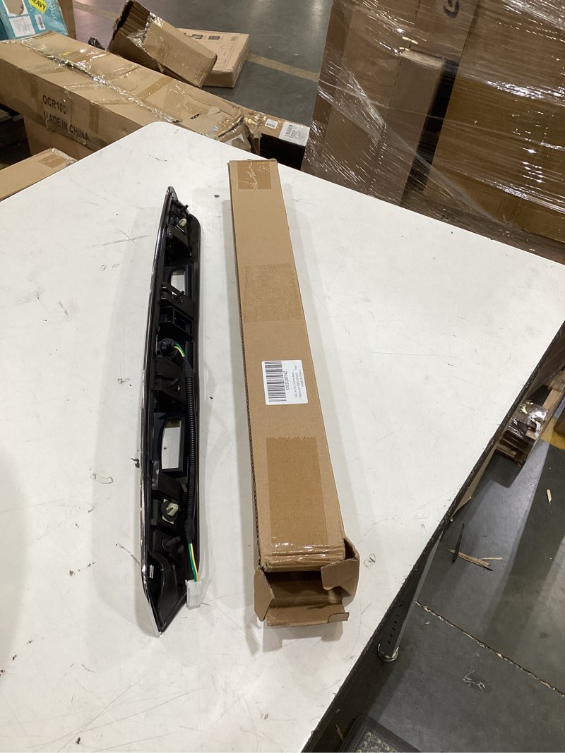 Condition photo showing Good Condition for 90810-9pg0a rear tailgate chrome handle finisher molding | fit for 2013-2019 nissan pathfinder,rear liftgate handle garnish molding