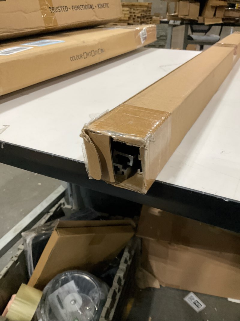 Condition photo showing As Is for Seekliny 4Pack 36" T-Track for Woodworking Silver Double-Cut, 36 inch Universal Aluminum T Tracks Si