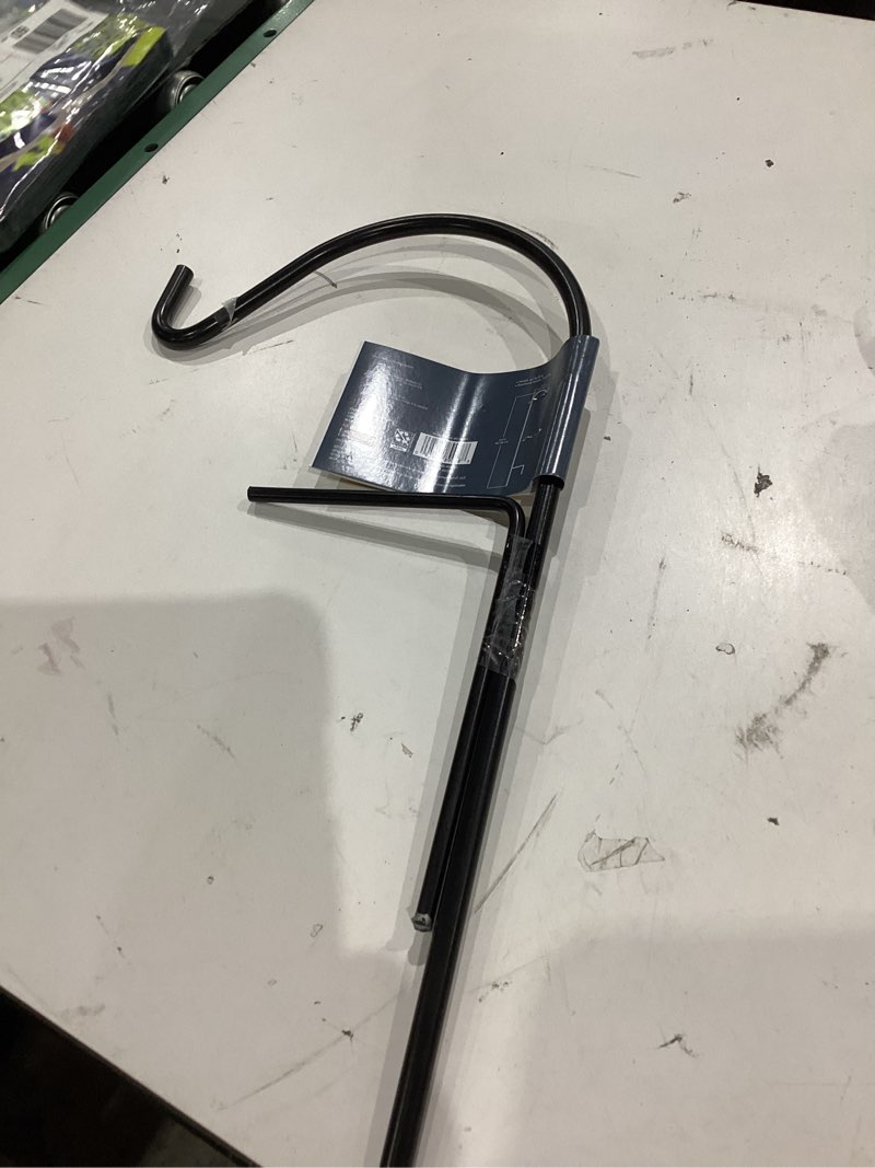 Condition photo showing As Is for style selections 64-in steel-painted metal traditional shepherd's hook
