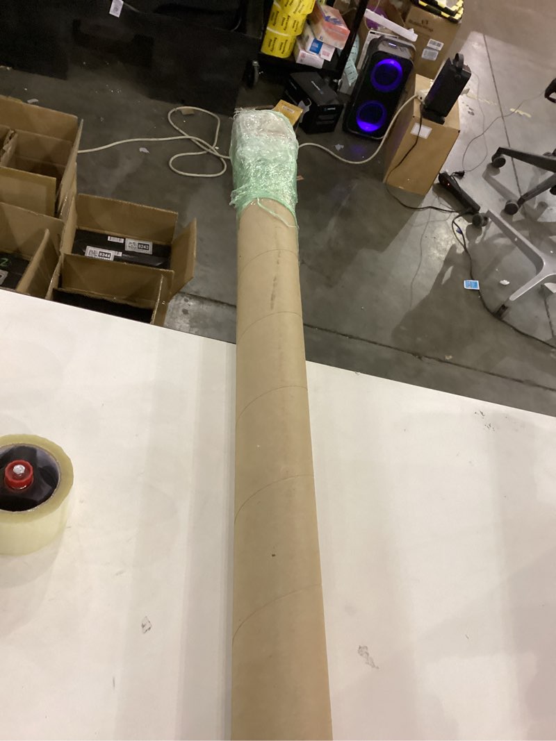 Condition photo showing As Is for 14x60 Clear PVC Table Protector Cover Clear Tablecloth Vinyl Plastic Desk Pad Mat for Wood Kitchen Coffee Writing Table Waterproof Rectangular Table Pads for Dining Room Table 1.5mm Thick Waterproof Clear Color Rectangle Shape 1.5mm Thick 14" x 60"