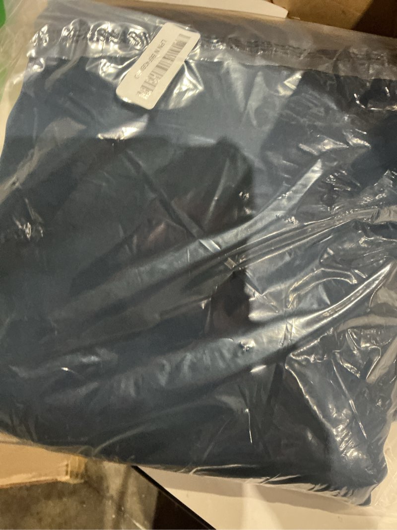 Condition photo showing Good Condition for nicetown blackout curtains panels for living room, 2 panels, 66 x 70 inch, navy, 3 pass microfiber noise reducing thermal insulated solid ring top blackout window drapes navy 66"w x 70"l (pack of 2)