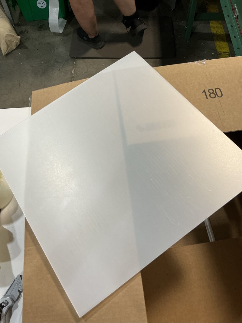 Condition photo showing New/Like New for 10 pack 14"x14"x0.04"(1mm) thick acrylic sheets transparent plexiglass panels with protective film for picture frame art design, diy craft, signage, display, and home projects 14"x14" 1mm 10