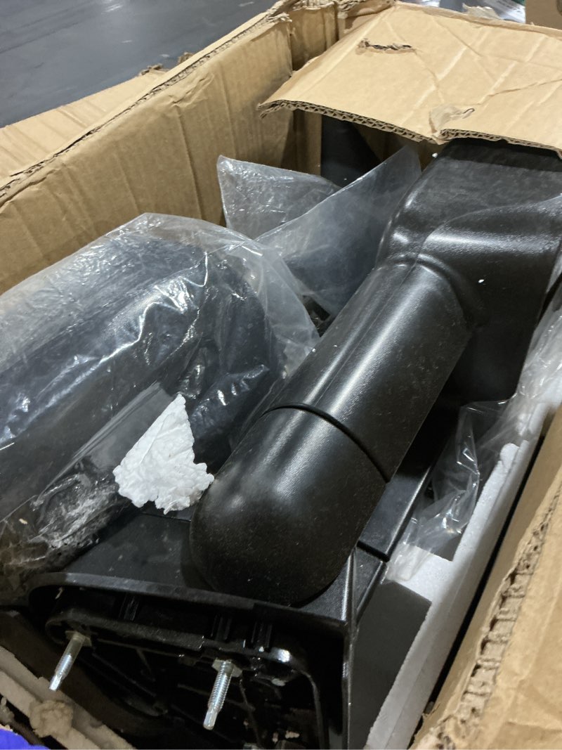 Condition photo showing As Is for scitoo towing mirrors fit chevy gmc exterior accessories mirrors fit 1999-2007 chevy/gmc silverado/sierra 1500 2500hd 3500hd with convex glass manual controlling and telescoping features 1999-2007 chevy/gmc black - manual control