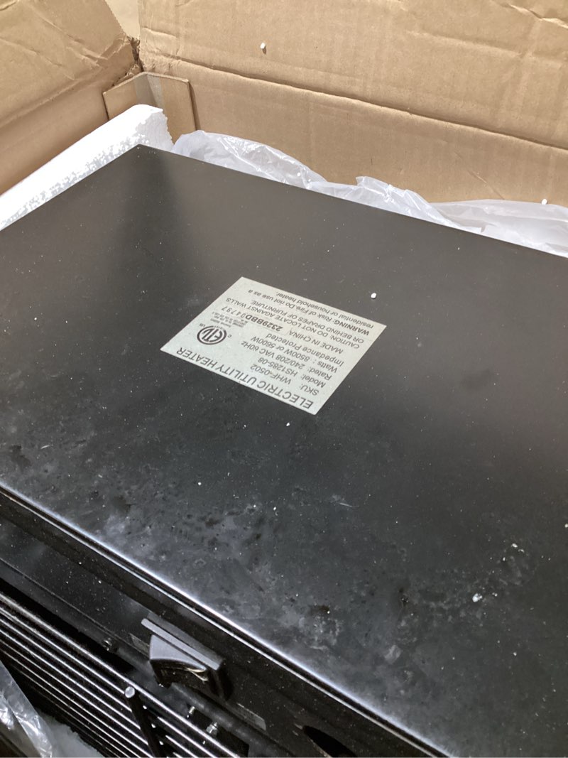 Condition photo showing Good Condition for ctsc 4800w garage heater electric, 240v/30amps plug - fan-forced thermostat control electric garage heaters, with remote control, 10-hour timer, etl compliant,doesn't work with a standard home outlet 4,800w with remote control