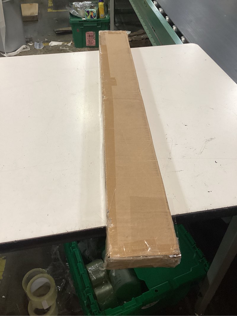 Condition photo showing New/Like New for lazblinds no tools no drill 1" vinyl mini blinds, cordless blinds for windows, light filtering horizontal window blinds & shades, 34" w x 48" h, white cordless-white 34" w x 48" h