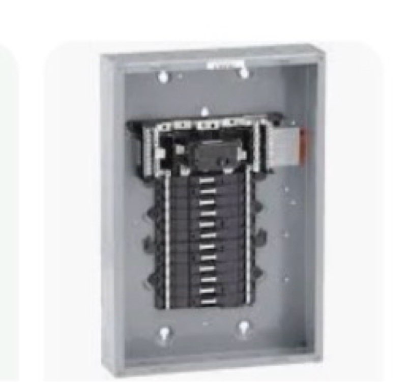 Load Center Type Main Breaker Voltage Rating 120/240 Volt AC Current Rating 100 Amp Circuit Configuration 1-Phase 3-Wire Maximum Number of Circuits 24