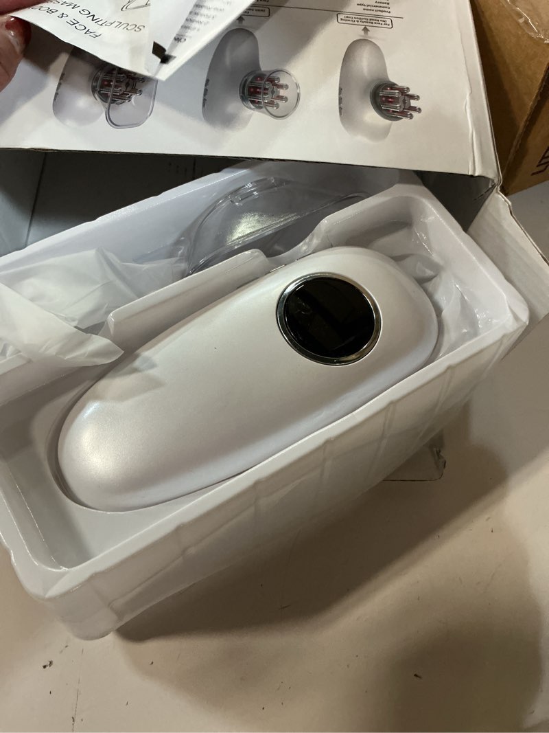 Condition photo showing Good Condition for cxgrise body sculpting machine, 4 in 1 cellulite remover for legs, adjustable cellulite massage tool, home use cupping therapy tool for belly, waist, arms, legs and face (beige)